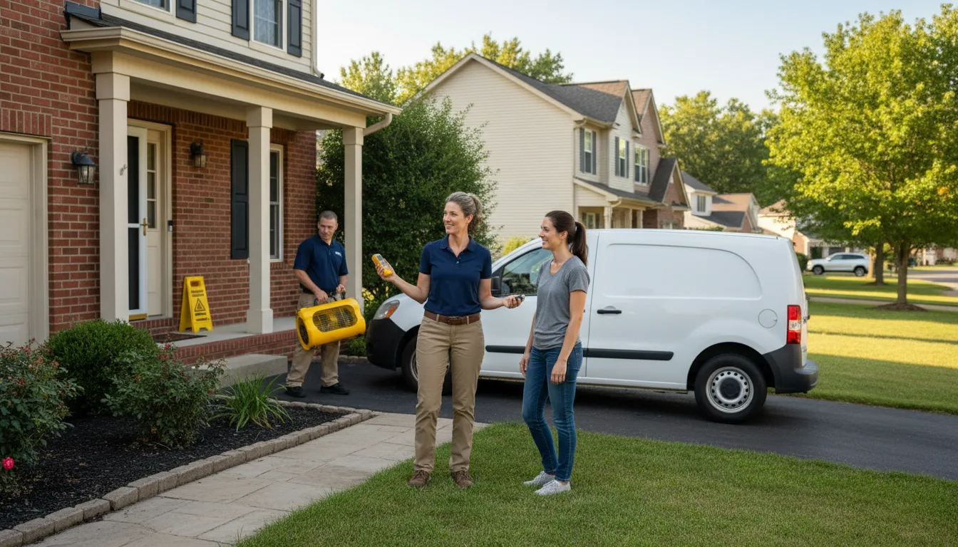 Water restoration image for Flood Water Cleanup, Removal And Restoration Services in Piketon, OH